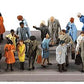 Preiser 1014008 HO Standing & Walking Passengers Figures (Set of 36)