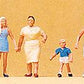 Preiser 10284 HO Family Krause Taking a Walk Figures (Set of 6)