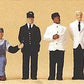 Preiser 10452 HO Scale US Railroad Passenger Train Personnel Figures (Set of 6)