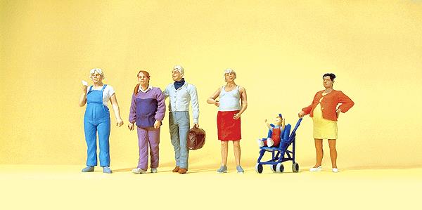 Preiser 10550 HO Pregnant Women Figures (Set of 5)