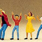 Preiser 24660 HO People Riding Swing Figures (Set of 6)