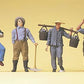 Preiser 65336 O Railroad Track Workers Figures (Set of 6)