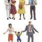 Preiser 79190 N Walking Couples Figures (Set of 7)