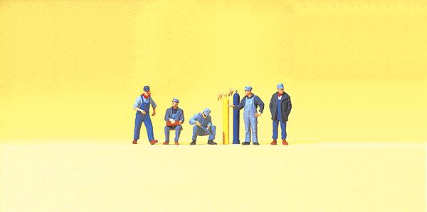 Preiser 79214 N US Railway Personnel Figures (Set of 5)