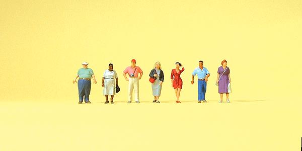 Preiser 79218 N Standing Passers-By Figures (Set of 7)