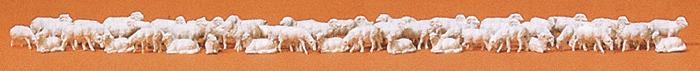 Preiser 79252 N Animals - Shepherds Flock (Set of 60)