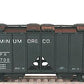 Bowser 55685 HO Aluminum Ore Company 70-Ton 2-Bay Open-Side Covered Hopper Kit