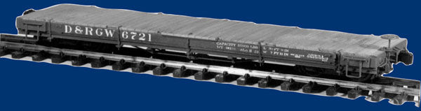 Rail Line 131 HOn3 6700 Series Denver & Rio Grande Western 30' Idler Flatcar Kit