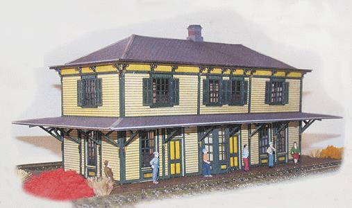 N Scale Architect 10013 N Central Of New Jersey Standard 2-Story Station Kit