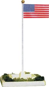 Miniatronics 90-548-01 O Waving American Flag