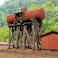 BTS 27494 HO Scale McCabe Oil Tank w /Pump House Laser-Cut Model Building Kit