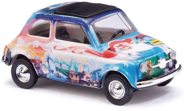 Busch 48711 1965 Fiat 500 F 2-Door w/Sunroof - Assembled