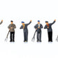 Vollmer 2336 HO Scale Rail Men Plastic Figures (Set of 6)