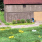 Noch 7010 Extra Long Grass Tufts Mixed Green w/ Yellow & Red Blooms (Pack of 92)
