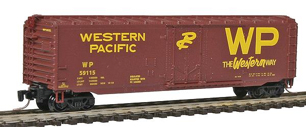 Micro-Trains 50700601 Z Western Pacific 50' Plug-Door Box Car #59115