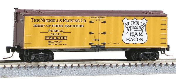 Micro-Trains 51800190 Z Nuckolls Packing Co 40' Wood-Sheathed Ice Reefer #100