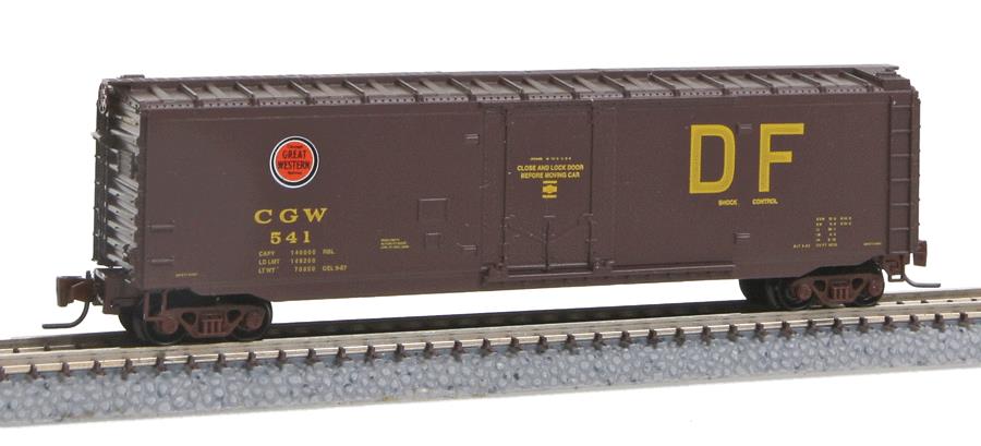Micro-Trains 50700611 Z Chicago Great Western 50' Plug Door Boxcar #541
