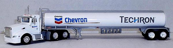 Trucks N'' Stuff SP151 Semi Truck Peterbilt 386 DayCab w/Gasoline Tanker Trailer
