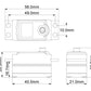 Kyosho 37061 Le Mans 240S Low Profile Servo (KS4241-08M)
