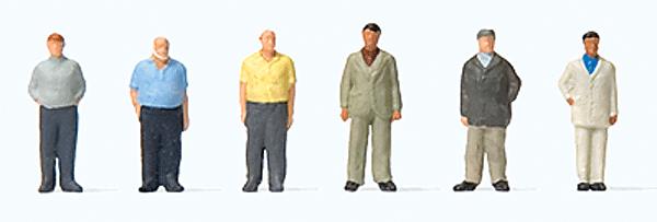Preiser 88561 Z Standing Men Figures (Set of 6)