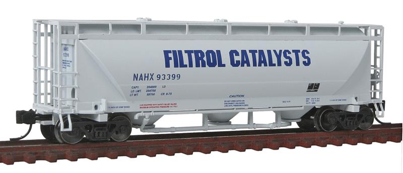 Trainworx Inc. 23065-02 N Scale Filtrol Catalysts PD3000 Covered Hopper #93399