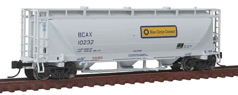 Trainworx Inc. 23068-02 N Scale Blue Circle NACC PD3000 Hopper #10232