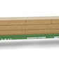 Micro-Trains 52700121 Z Scale BN 60' Bulkhead Flatcar w/Lumber Load #621126