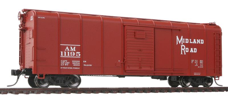 Fox Valley Models 30333 HO Allegheny Midland Class M-53 Wagontop Boxcar #11195