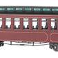 Bachmann 26201 On30 Painted & Unlettered Wood Coach/Observation Car