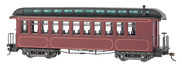 Bachmann 26201 On30 Painted & Unlettered Wood Coach/Observation Car