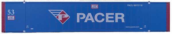 Con-Cor 0004-453031 N Pacer Monon 53' Rivet-Side Container #2 (Pack of 2)