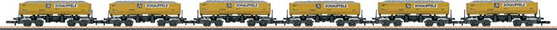 Marklin 82434 Z Ernst Schauffele Single-Body/Single-Side Dump Set (Set of 6)