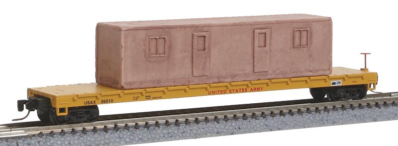 Micro-Trains 52400062 60' Flat Car w/Load USAX #36010
