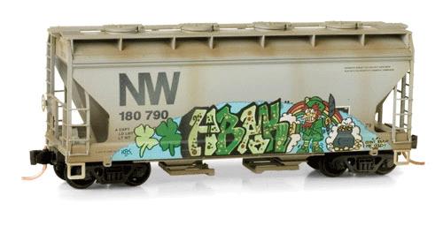 Micro-Trains 09244050 N N&W ACF 39' 2-Bay Center-Flow Covered Hopper #180790