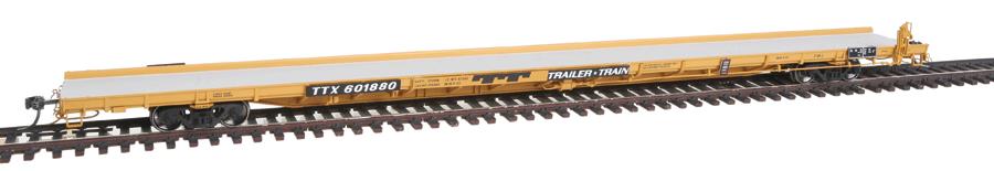 BLMA Models 51016 HO Scale TTX ACF F89-J 89' Flatcar #601880