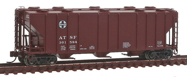 BLMA Models 11080 N Scale Santa Fe 4000 Cubic Foot Covered Hopper #301594 LN/Box