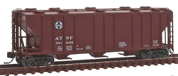 BLMA Models 11081 N Scale Santa Fe PS-2CD 4000 Cubic Foot Covered Hopper #301649 LN/Box