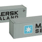 Con-Cor 0004-043018 N Maersk Sealand 40' Hi-Cube Container #2 (Pack of 2)