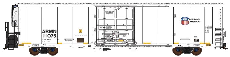 BLMA Models 52047 HO Union Pacific/ARMN Trinity 64' Reefer #111482