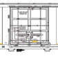 BLMA Models 52040 HO Union Pacific/ARMN Trinity 64' Reefer #111339