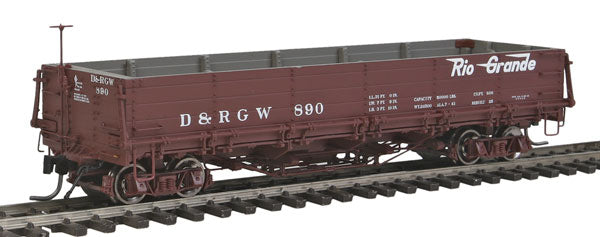 Blackstone Models 340567 HO DRGW 800 Series Drop-Bottom Gondola #890