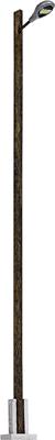 Busch 4111 Teardrop Station/Platform Lamp on Wood Post