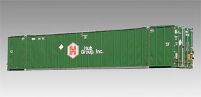 Con-Cor 0004-088027 53' Sheet/Post Rivet Side Container