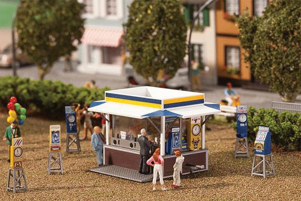 Faller 140477 HO Carnival Booth & Machines Kit
