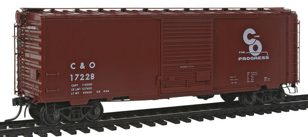 Kadee 5015 HO Chesapeake and Ohio Pullman-Standard PS-1 40' Boxcar #17228 NIB