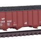 Trainworx Inc. 2403-21 N Scale MP 100-Ton 4-Bay Quad Hopper Car with Coal Load