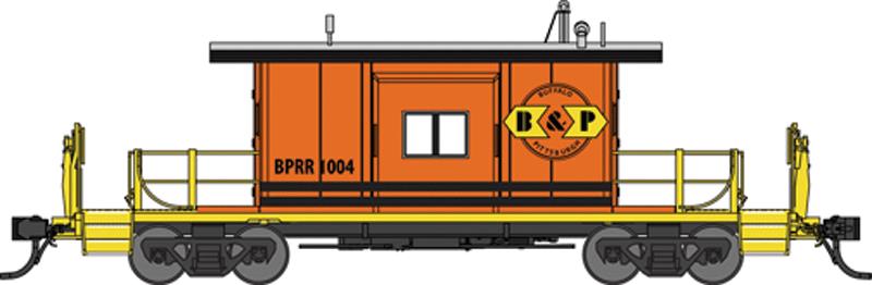 Bluford Shops 21090 N Buffalo & Pittsburgh Short-Body Bay Caboose #1004