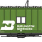 Bluford Shops 24150 N Scale Burlington Norther Steel Transfer Caboose #11474