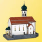 Kibri 405-37032 N Scale Church with Blue Turret