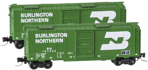 Micro-Trains 50000782 Z Burlington Northern 40' Single Door Box Car #124340